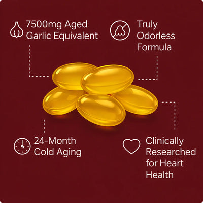 Aged Garlic Extract — Clinically Studied Blood Pressure Support Before You Need Medication