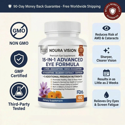 Noura Vision 15-in-1 Advanced Eye Formula